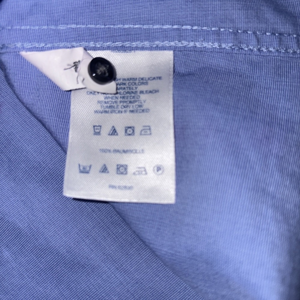 Set Of 2 Lands End Women's‎ No Iron Button Up 3/4 Sleeve Tops 18 W - Picture 16 of 16